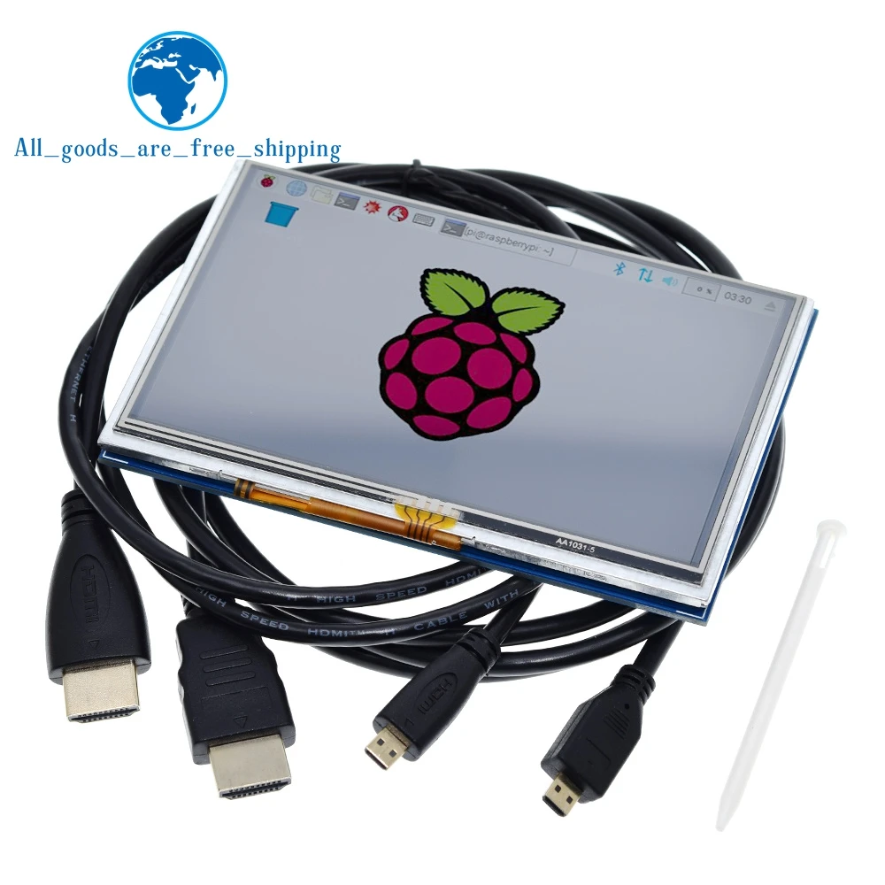 5 дюймов ЖК дисплей HDMI сенсорный Экран Дисплей на тонкопленочных транзисторах