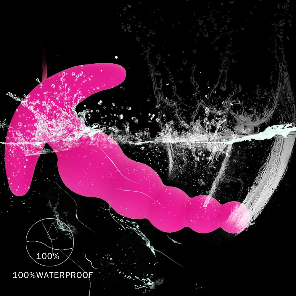 Анальный вибратор с 10 скоростями Анальная пробка Стимулятор клитора женская