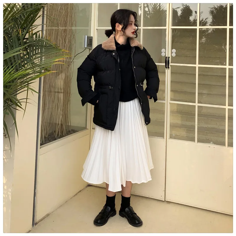 Alien Kitty модные парки 2019 зимняя куртка женские пальто с хлопковой подкладкой