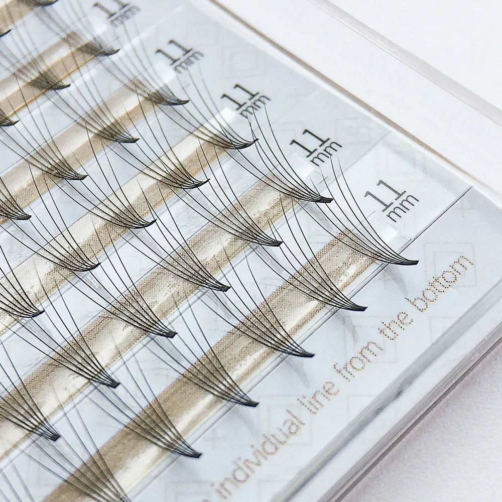 Ресницы GAHAMACA для наращивания профессиональные объемные ресницы из