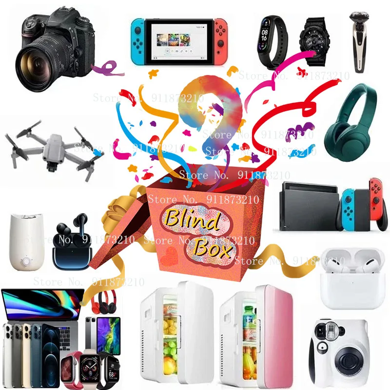 Lucky Mystery Boxes Digital Electronic There Is A Chance Open Such As Drones Watches Gamepads Digita
