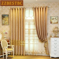 6 europe luxury villas custom made exquisite decorative curtains for living room high quality flat window curtains for bedroom