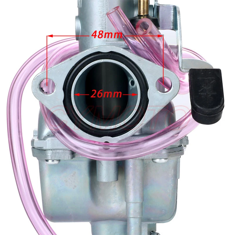 Карбюратор VM22 26 мм для впускной трубы Mikuni питбайка 110cc 125cc 140cc Lifan YX Zongshen XR50 CRF70 KLX BBR -