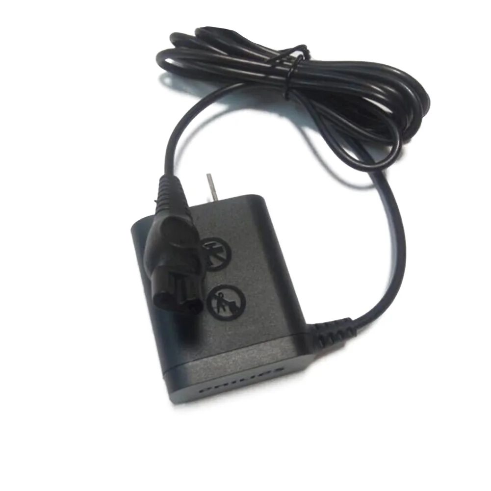 Overvoltage Protection Cable ABS Razor Charger Universal Wall Plug 5W Power Adapter Accessories Trimmer Black For Philips HQ850 |