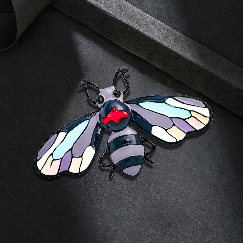 Женская Брошь в виде цветной пчелы стиле ретро | Украшения и аксессуары