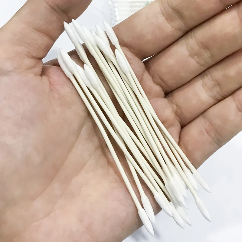 Dust Free Disposable Cleaning Swab Cotton Stick For AirPods Earphone Headphone Phone Charge Port Accessories Clean 25/50/100pcs images - 6