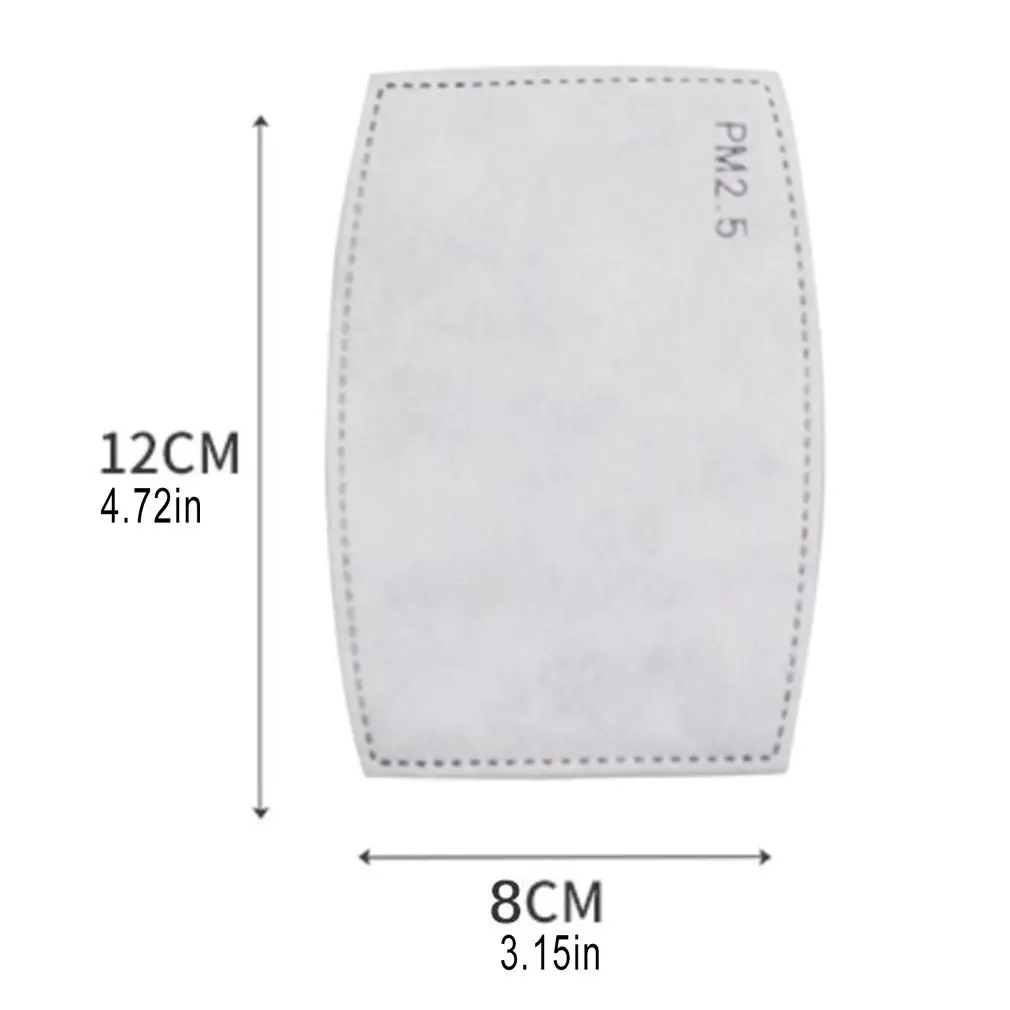 

30pcs PM2.5 Mask Filter Paper 5 Layers Activated Carbon Adult Masks Anti Dust Mouth Mask Face Mask Filter Element