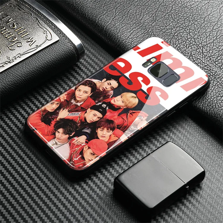 NCT 127 Kpop Модный мягкий силиконовый стеклянный чехол для телефона Samsung Galaxy S8 S9 S10e S10