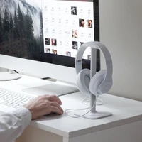 flexible headphone holder head mounted creative headphone holder aluminium alloy for gamer desktop table game earphone