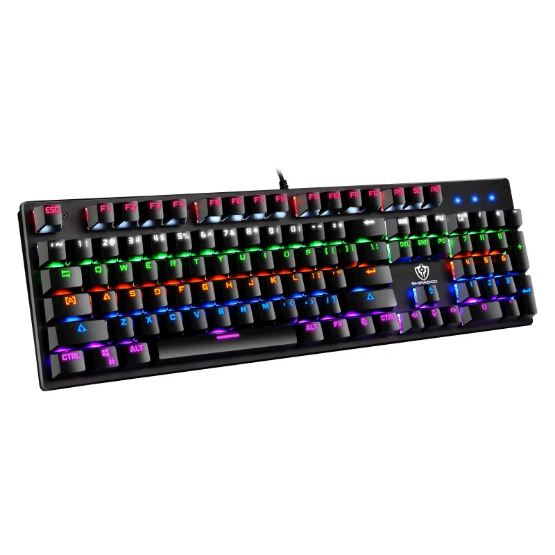 

Клавиатура игровая Механическая Проводная с RGB-подсветкой, 104 клавиш