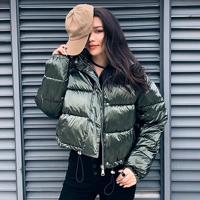 Зимнее пальто женская пуховая парка с хлопковой подкладкой Женская куртка 2020