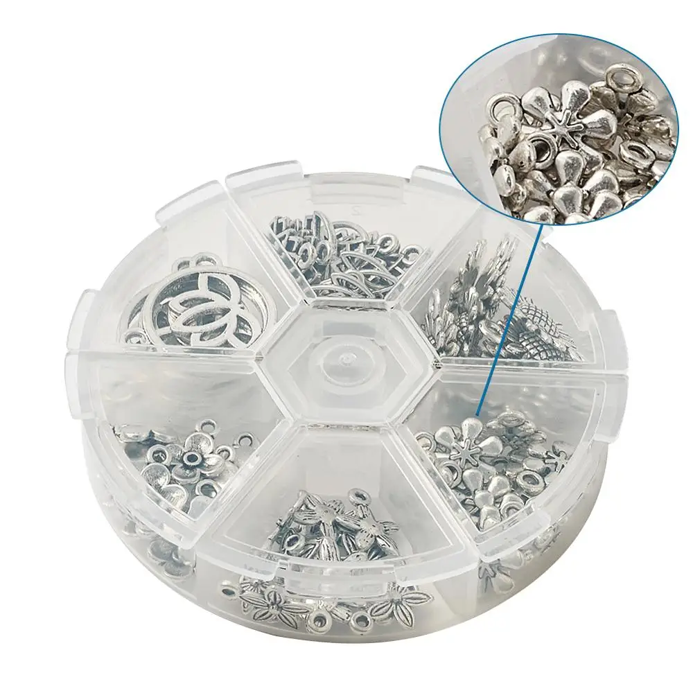 84 шт./кор. подвески из сплава в тибетском стиле для самостоятельного изготовления