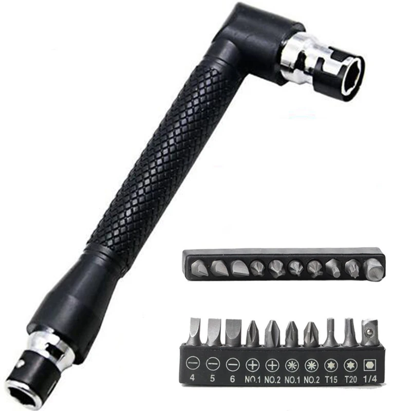 

Zezzo® 1/4" 6.35mm Head L-Shaped Mini Socket Wrench Screwdriver Set Torx Screwdriver Set Key Utility Tool Drill Set Dropship