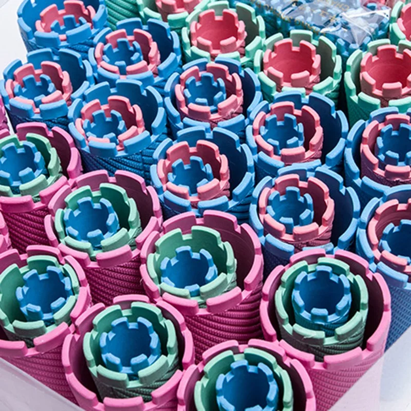 

100Pcs/Set 10 Sizes Hair Perm Rods Kit Cold Permanent Bar Plastic Curlers Rollers Set Wave Fluffy Corn Hair Maker Styling