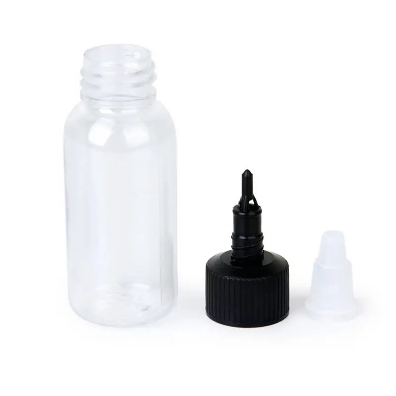 

Empty Plastic Transparent Tattoos Ink Pigment Clear Bottle Supplies Tools Durable 30ml Tattoo Pigment Ink Bottles Twist Cap