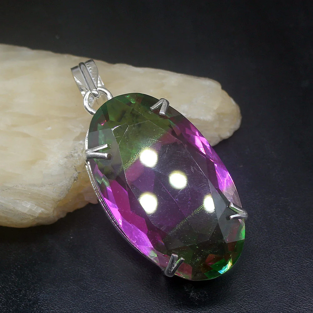 Gemstonefactory ювелирные изделия большая акция 925 серебро Косынка Овальный Форма