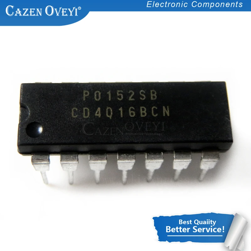 

10 шт./партия CD4016BE CD4016 DIP-14 в наличии