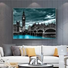 Абстрактная Картина на холсте с изображением лондонского города, настенные художественные плакаты, настенные картины для гостиной, домашний Настенный декор