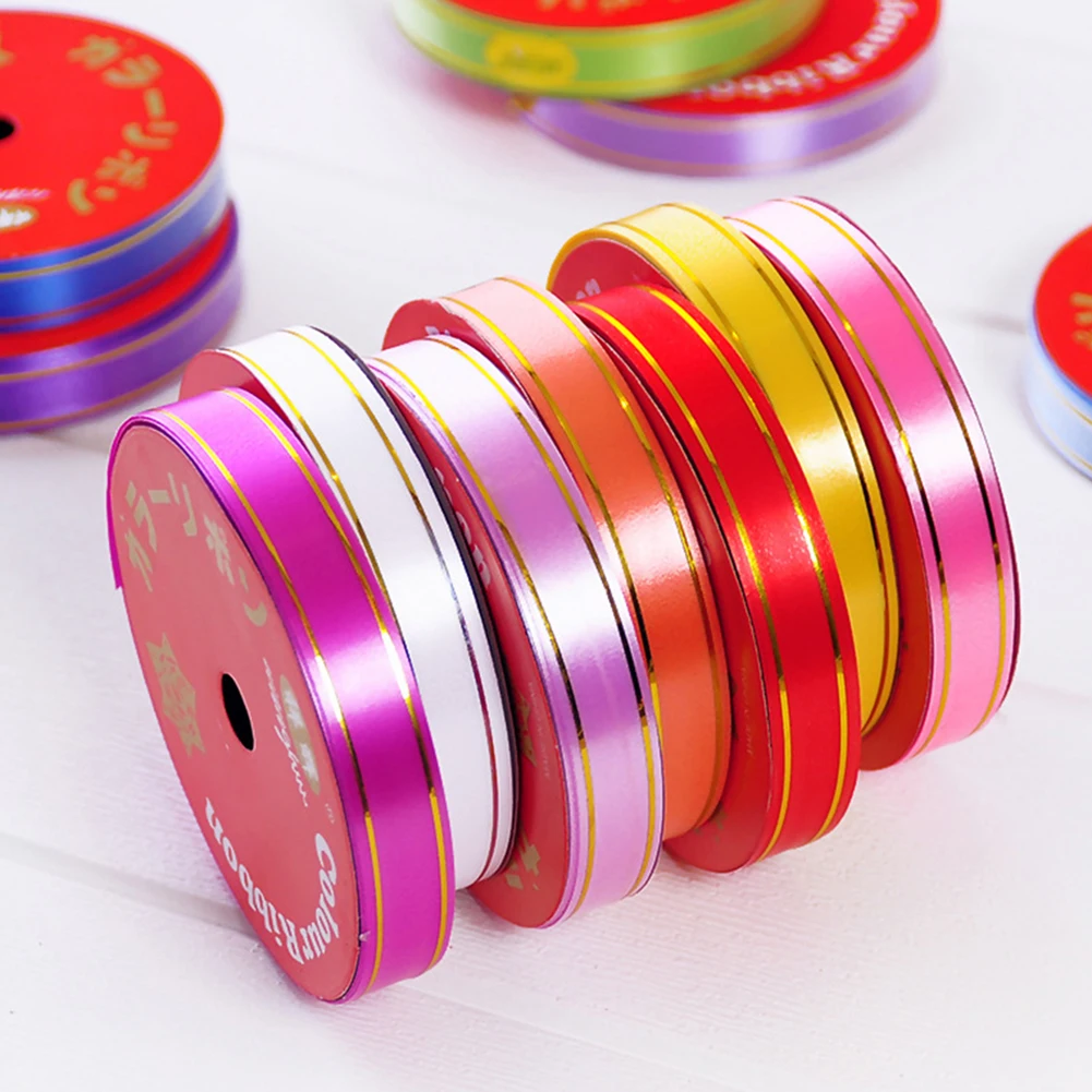 10 м грогрен атласные ленты воздушный шар Кабельные галстуки подарочная упаковка