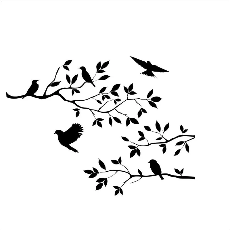 

New Tree & Bird Removable Wall Sticker Vinyl Art Decal Mural Home Room DIY Decor #84230