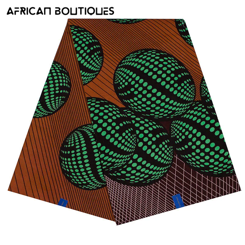 

6 ярдов, восковая ткань с Африканским принтом, восковой материал, Цветочная настоящая восковая Ткань для шитья, женская вечерняя одежда, рем...