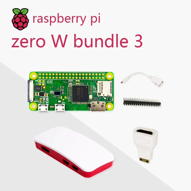 Raspberry Pi Zero W DEV Kit 1 ГГц одноядерный процессор 512 МБ ОЗУ 2 4 Wi Fi Bluetooth комплект включает