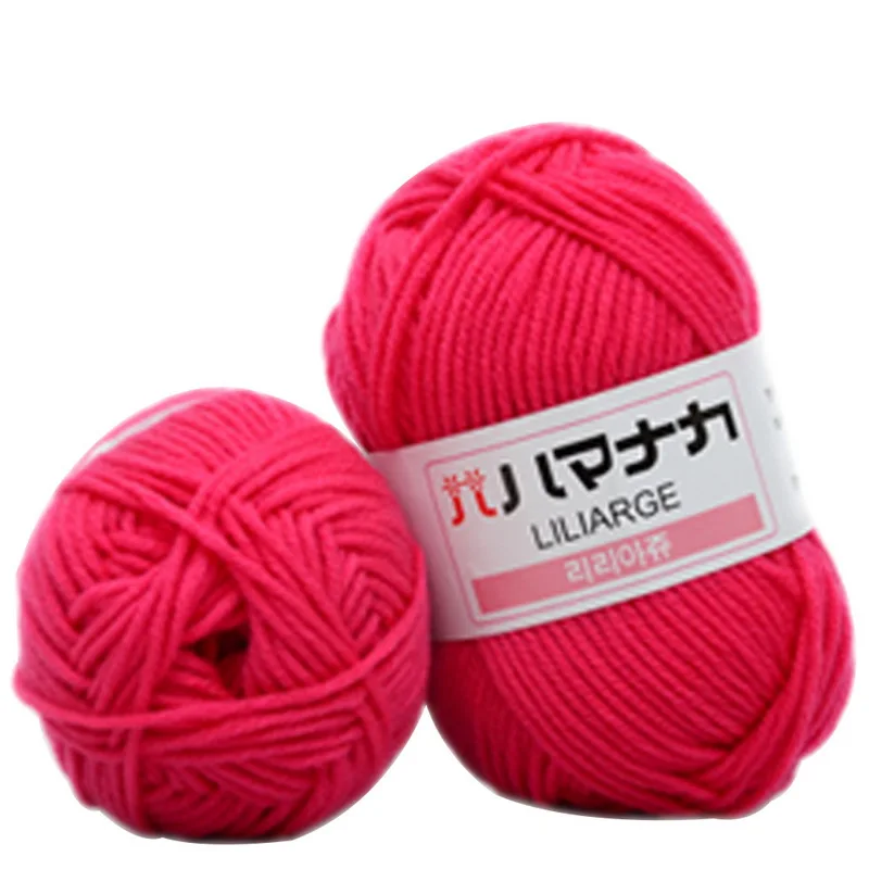 Высококачественная теплая пряжа из молочного хлопка для вязания детская