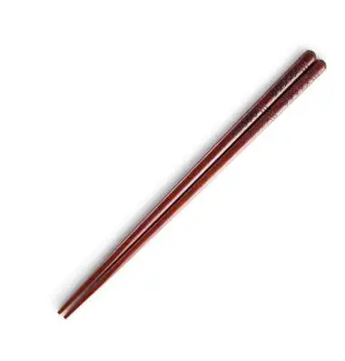 Столовые приборы из острого дерева CHOPSTICKS дерево Бытовая Nanmu индонезийская железная древесина 2 пары - Цвет: Черный