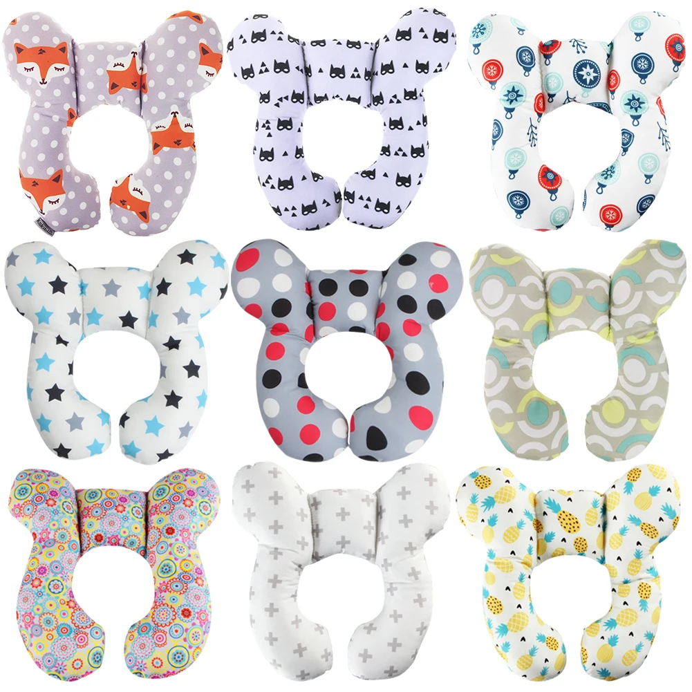 

Pillow Kids Newbron Travel Neck Pillow U-Shape For Car Headrest Air Cushion Child Car Seat Head Support Infant Baby
