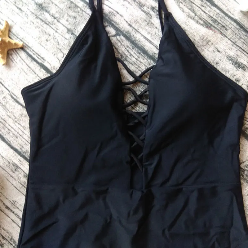 BXXNXX Новый 2020 синий сексуальный крест Цельный купальник для женщин посмотрите на