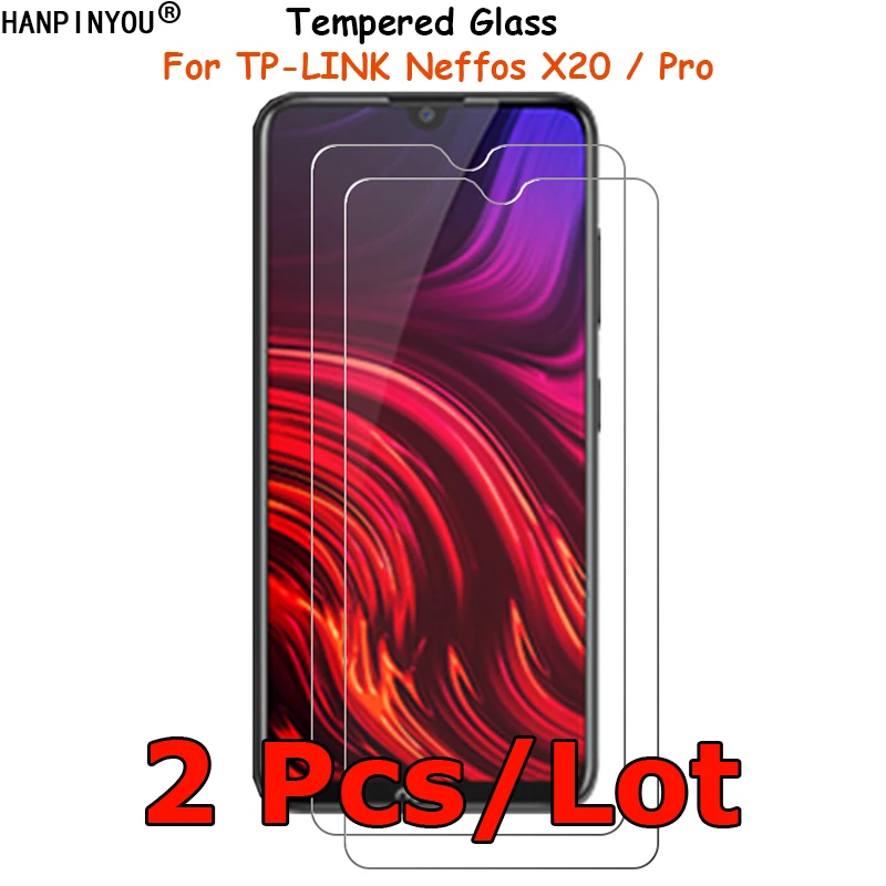 

2 Pcs/Lot For TP-LINK Neffos X20 / Pro 6.26" Tempered Glass Screen Protector Explosion-proof Protective Film Toughened Guard
