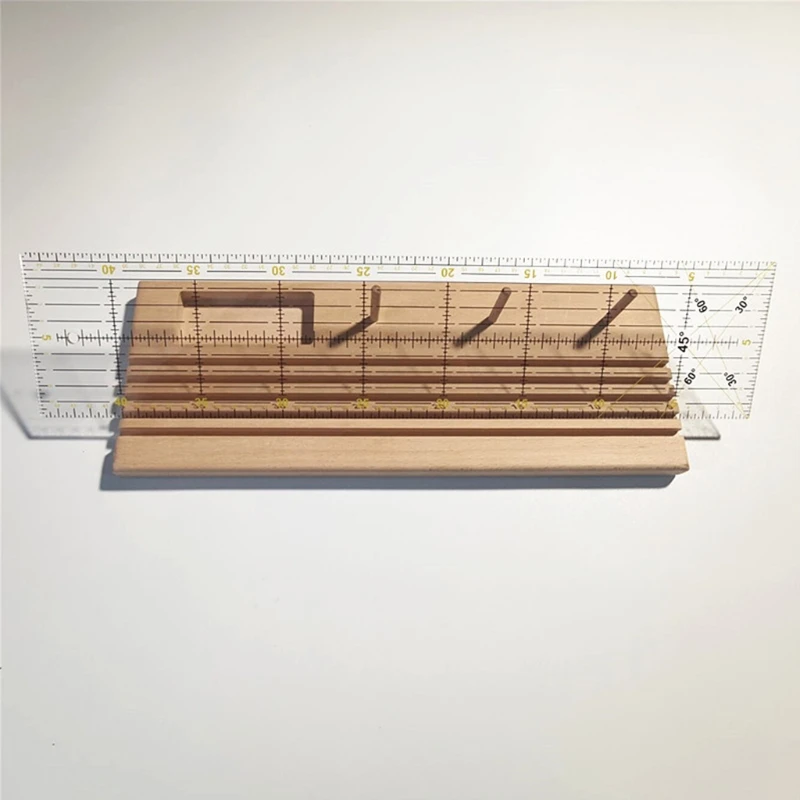 

808B Clear Acrylic Sewing Quilting Ruler Precision Crafting Ruler Designed with Precise Visible Grid and Angle Lines for Home