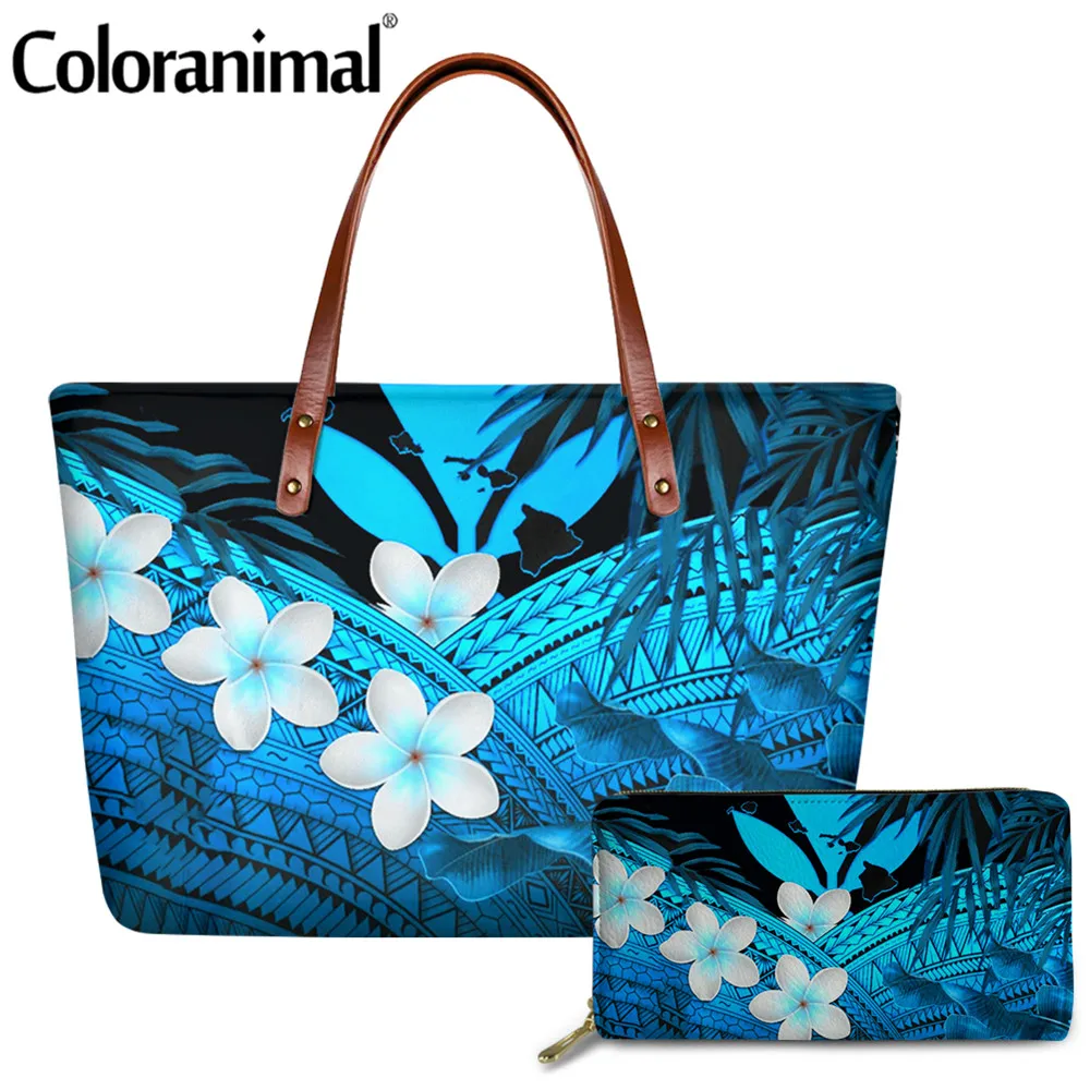 Coloranimal Гавайи канака маоли полинезийская Стиль сумка через плечо для леди