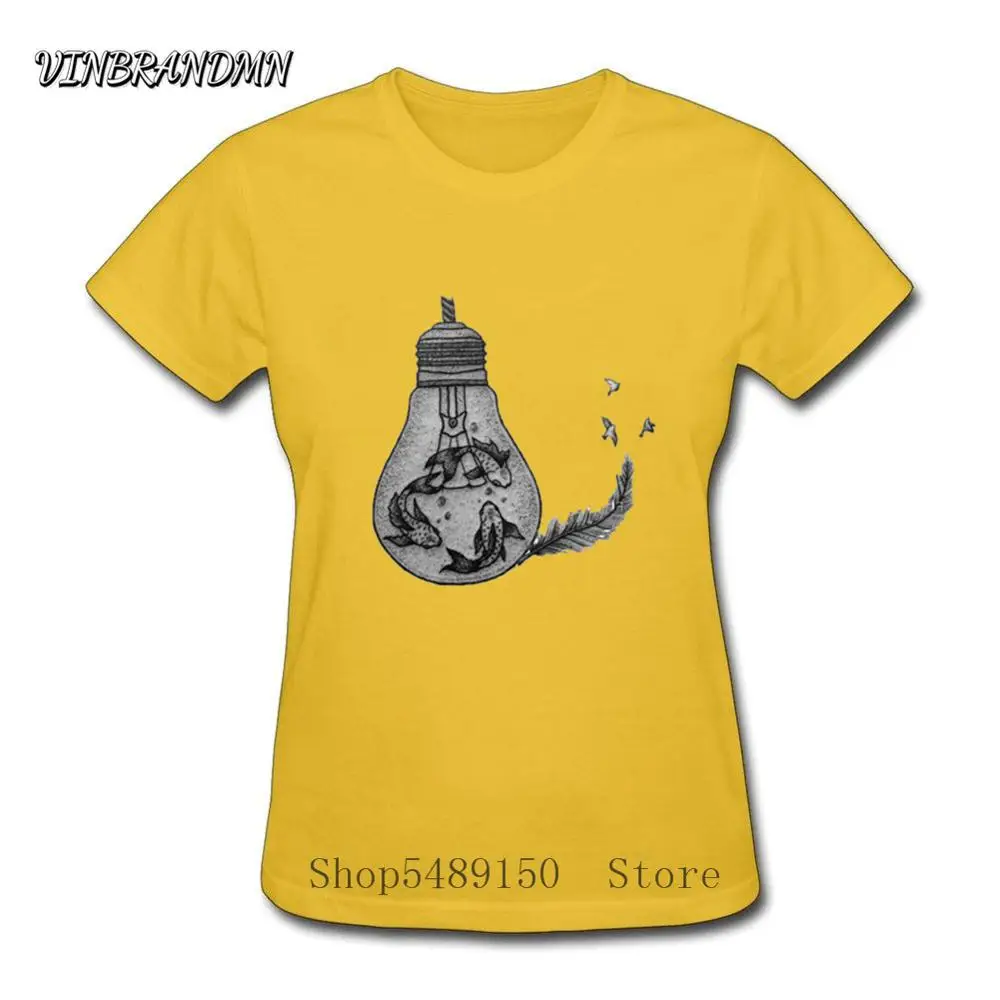 Футболка женская в японском стиле с татуировкой топ принтом карпа и кои рыбы