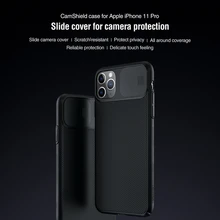 Для iPhone 11 Pro Max чехол NILLKIN CamShield защитный чехол для камеры PC задняя крышка для iPhone 11 Защита объектива задний Чехол