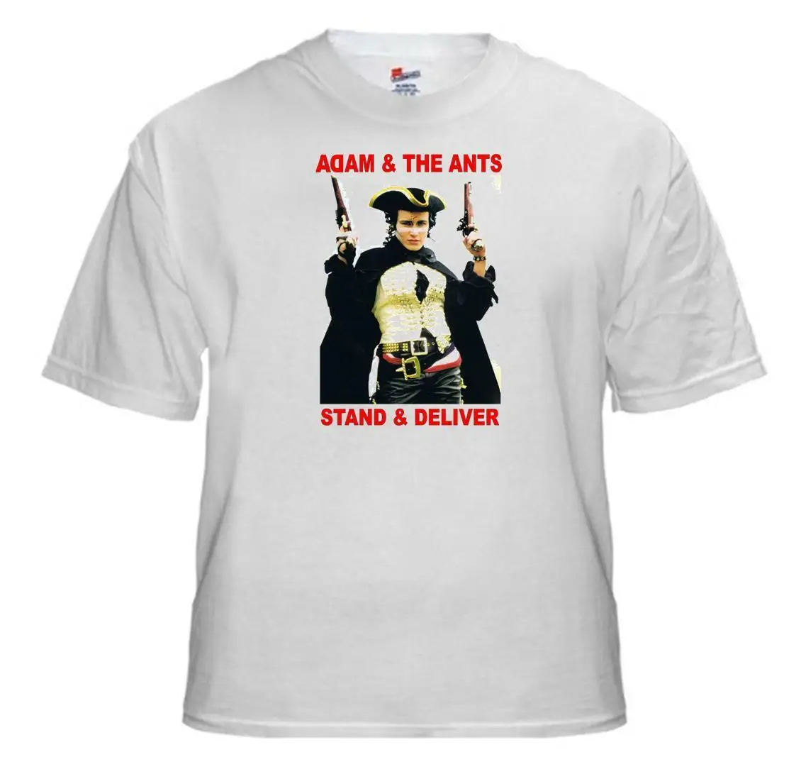 tee shirt new adult unisex adam &amp the ants stand deliver cotton t-shirt | Мужская одежда