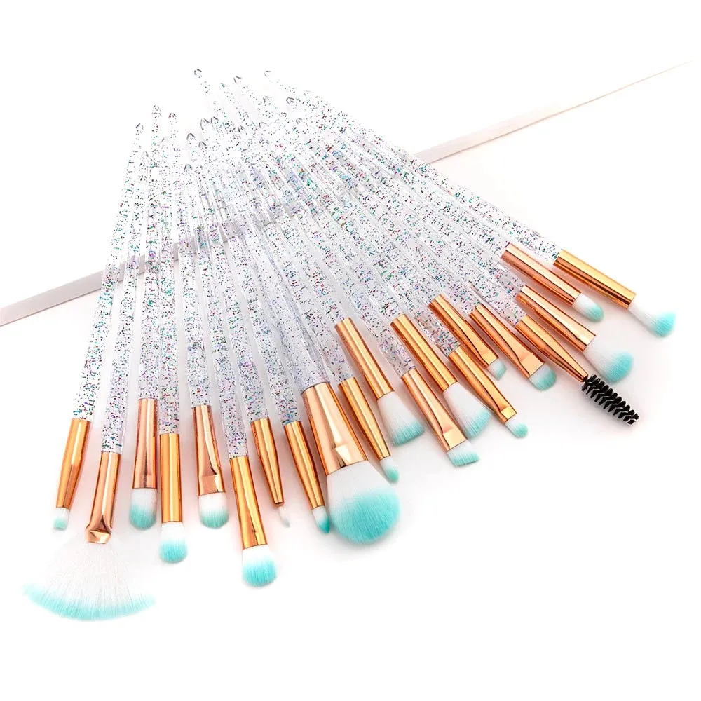 

20pcs/set Makeup Brushes Cosmetic Powder Eye Shadow Foundation Blush Blending Beauty Kabuki Brush Tools Eyeshadow Consealer