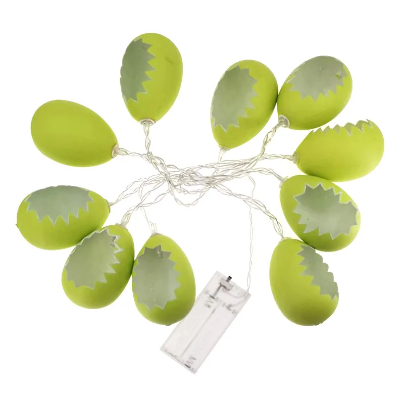 

Eggshell LED String Lights Room Battery-Operated Garland Extension Bedroom Party Fairy Decoration For Wall Light 3M Flashing