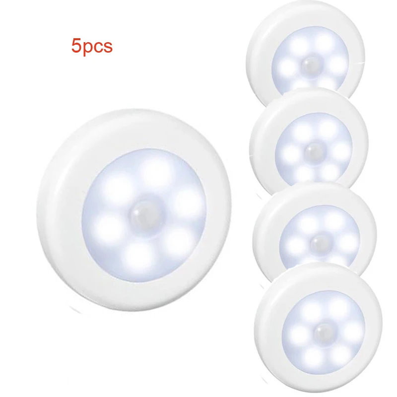 Ночной миниатюрный светильник SOLLED лампа с сенсорным управлением 6 светодиодов