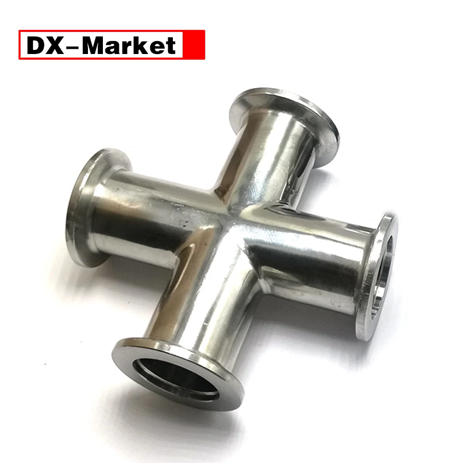 K16 KF25 KF40 KF50 вакуумный 4-ходовой крест KF пылесос фитинги вакуумные фланцы для