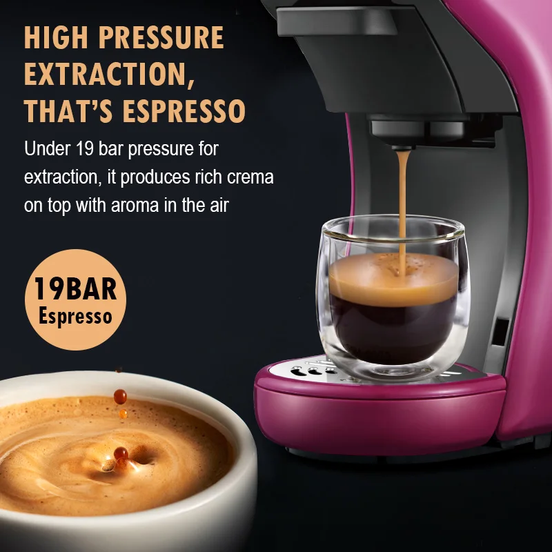 Капсульная кофемашина HiBREW 3 в 1 эспрессо капсула Dolce gusto nespresso молотый кофе kcup