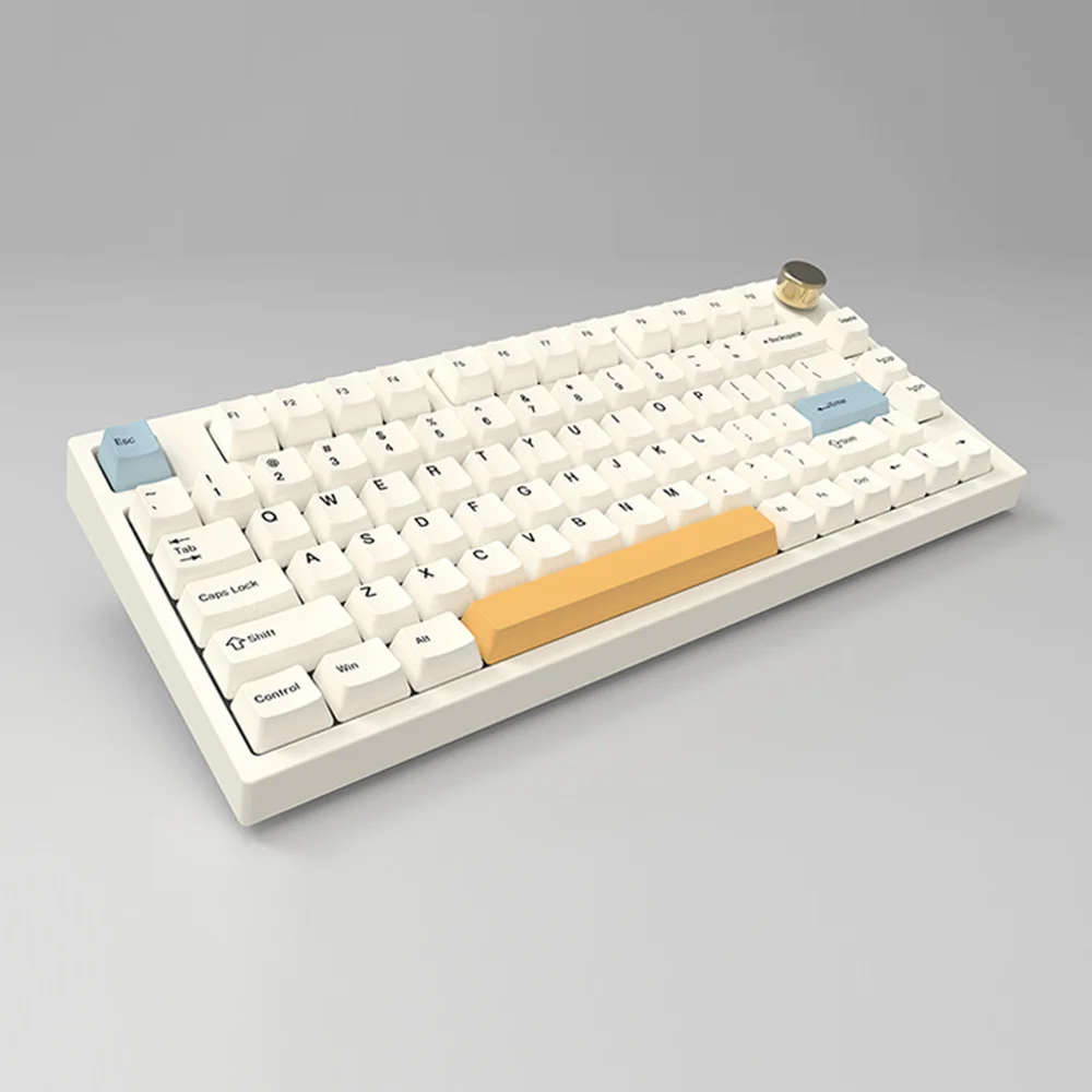 

Беспроводная механическая клавиатура NJ80 2,4g BT 4400 Type-c, RGB Клавиатура для Windows, MacOS, Linux, программируемая печатная плата горячей замены, аккумуля...