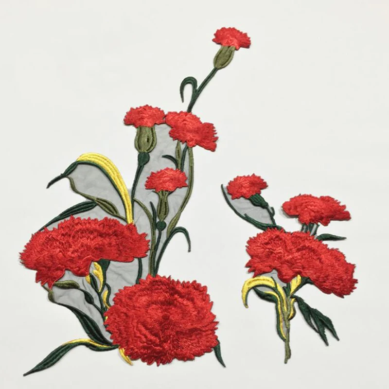 Вышивка цветок пришить патч платье шляпа сумка джинсы аппликация ремесла