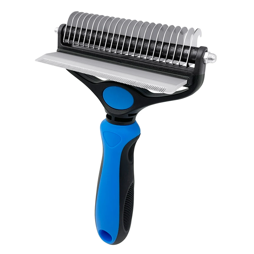 

Dog Hair Removal Comb Grooming Cats Comb Cat Flea Comb Pet Comb for Dogs Grooming Tool Automatic Hair Brush Trimmer Pet Products