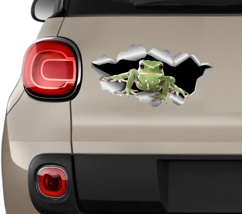 

Frog sticker Green frog stickers Cute sticker Frog car print Frog decal Vinyl sticker Cute frog sticker Frog illustration