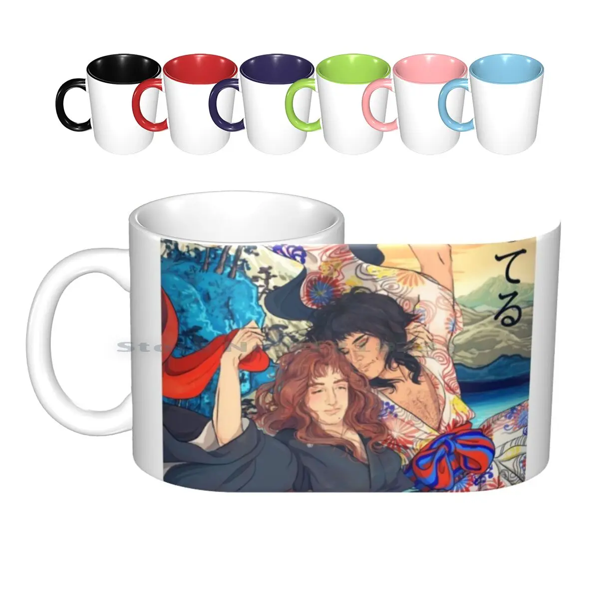 

Let Us Cling Together Ceramic Mugs Coffee Cups Milk Tea Mug Queen Tape Freddie John Deacury Japan Lovers Couple Creative