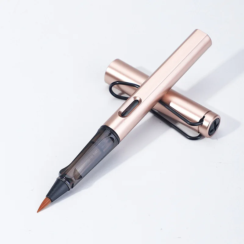 Ручка перьевая мягкая с кисточкой стильная гладкая кисточка для письма школьные