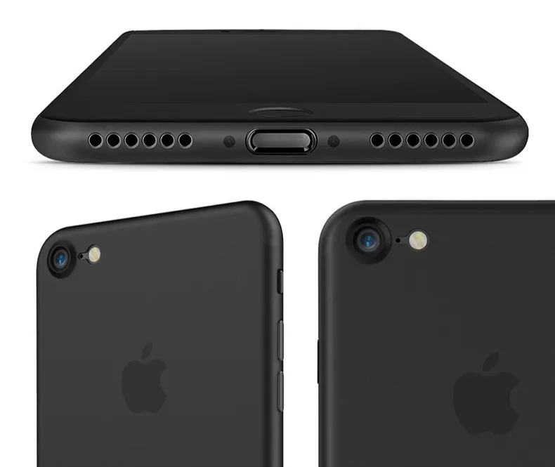 Матовый ультра тонкий чехол для IPhone 11 Pro X XR XS MAX 8 6 6s 7 Plus противоударный задний