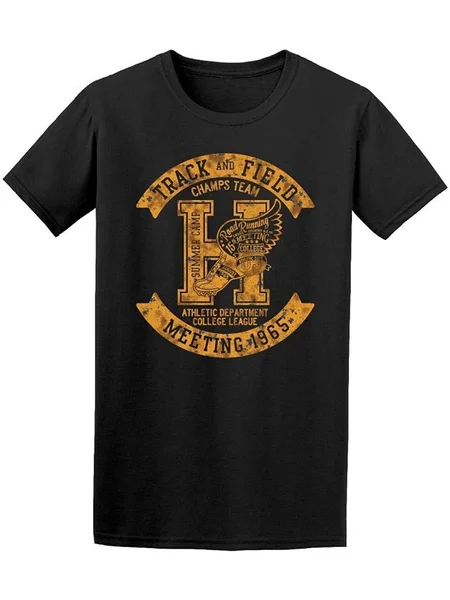 

Grunge Track And Field College Short Sleeve T-Shirt