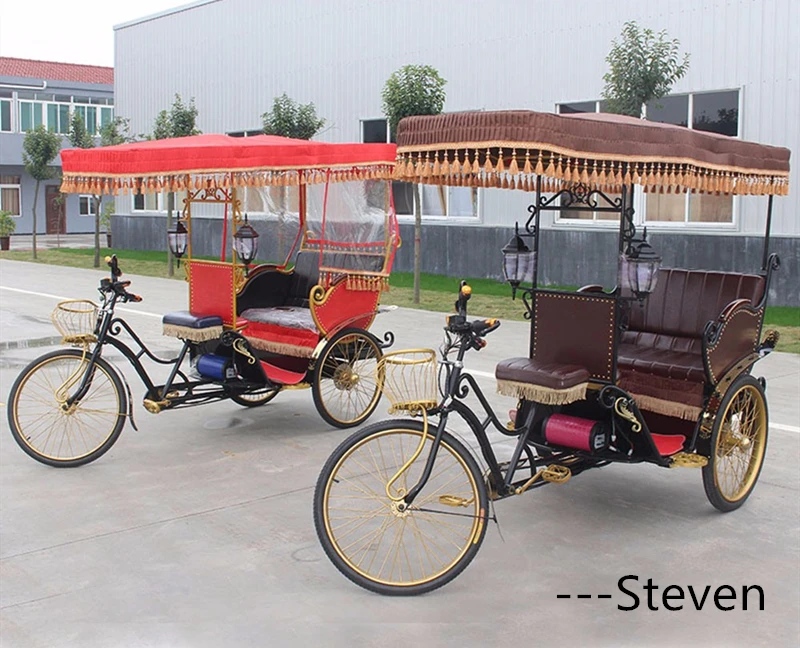 

RL-T02 Custom electric personal transport cargo tricycle cabin electric tricycle for passenger cart